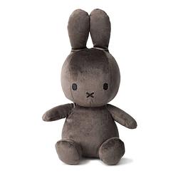 Foto van Nijntje miffy sitting velvetine dark grey- 23 cm - 9""