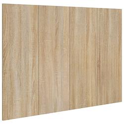 Foto van Vidaxl hoofdbord 120x1,5x80 cm bewerkt hout sonoma eikenkleurig