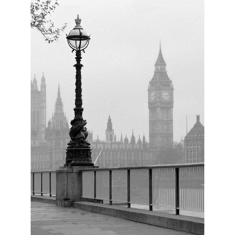 Foto van Wizard+genius london fog vlies fotobehang 192x260cm 4-banen