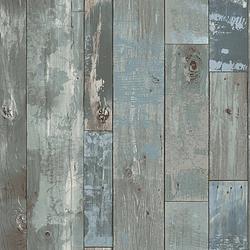 Foto van Dutch wallcoverings behang steigerhout grijs-blauw