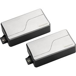 Foto van Fishman prf-m36-sr2 fluence modern humbucker set 6-string brushed stainless steel actieve elementenset met 3 voicings