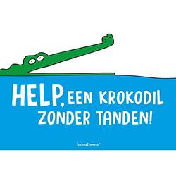 Foto van Help, een krokodil zonder tanden! - prentboeken