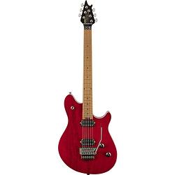 Foto van Evh wolfgang standard qm wine red elektrische gitaar