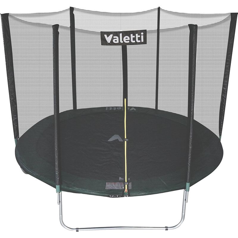 Foto van Valetti trampoline rond inclusief groene rand