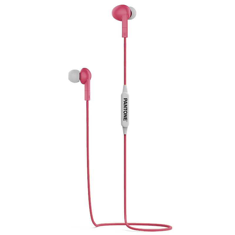 Foto van Bluetooth stereo oordopjes, roze - kunststof - celly pantone