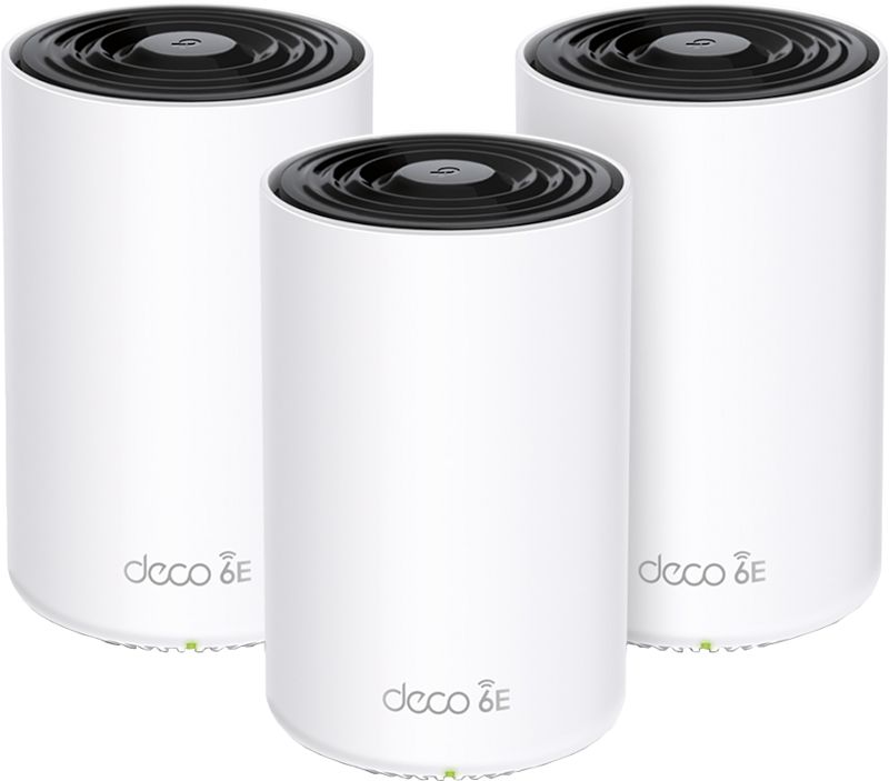 Foto van Tp-link deco xe75 pro mesh wifi 6e (3-pack)