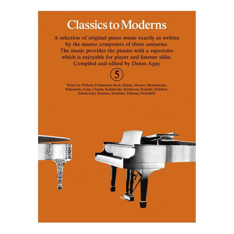 Foto van Yorktown music press classics to moderns 5 pianoboek