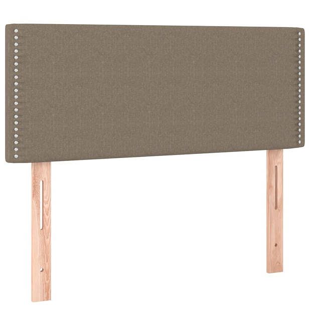 Foto van Vidaxl hoofdbord 90x5x78/88 cm stof taupe