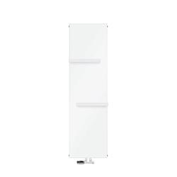 Foto van Badkamerradiator 1600x452 mm wit met wandaansluitset ml-design