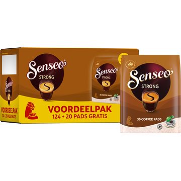 Foto van Senseo strong voordeel omdoos 4 x 36 stuks bij jumbo