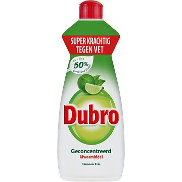 Foto van Dubro geconcentreerd afwasmiddel limoen fris 550ml bij jumbo