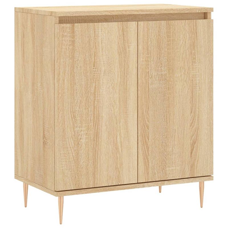 Foto van Vidaxl dressoir 60x35x70 cm bewerkt hout sonoma eikenkleurig