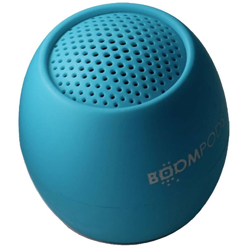 Foto van Boompods zero talk bluetooth luidspreker amazon alexa geïntegreerd, handsfree-functie, stootvast, waterafstotend blauw