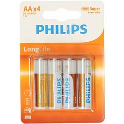 Foto van 16x philips aa batterijen 1.5 v - penlites aa batterijen