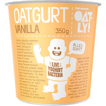 Foto van Oatly! the original oatgurt vanille 350g bij jumbo