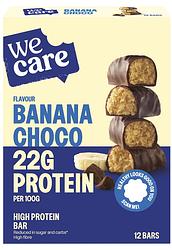 Foto van Wecare banana choco high protein bar