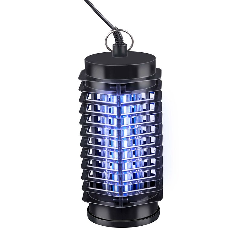 Foto van Grundig elektrische muggenlamp 1w - vliegenvanger - insectenlamp voor binnen - bereik tot 25m2 - zwart