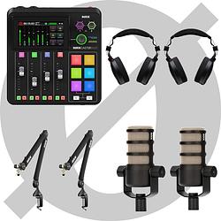 Foto van Rode rødecaster duo 2-person bundle