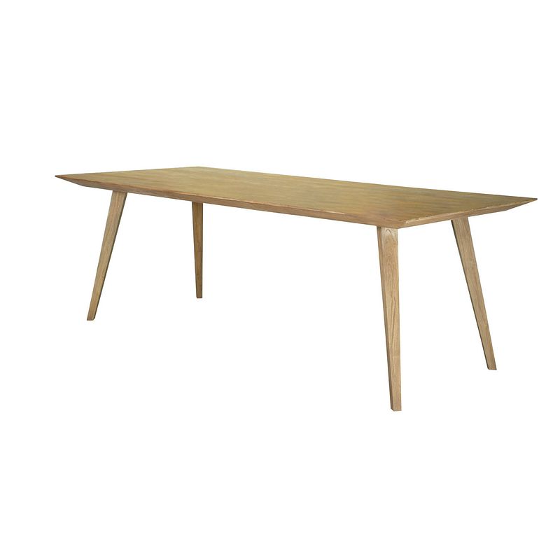 Foto van Livingfurn - eetkamertafel tomar 220cm - teakhout