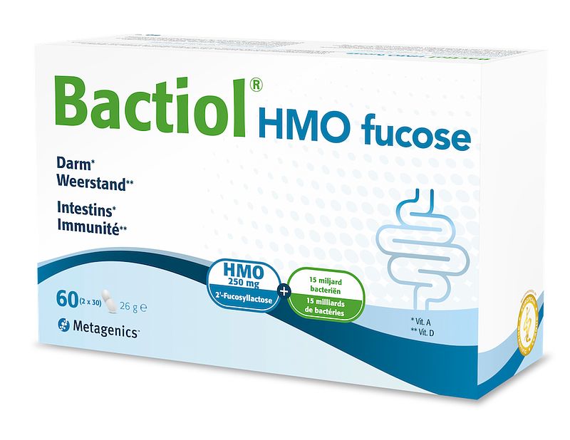 Foto van Metagenics bactiol hmo fucose capsules