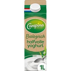 Foto van Campina biologisch halfvolle boeren yoghurt 1l bij jumbo