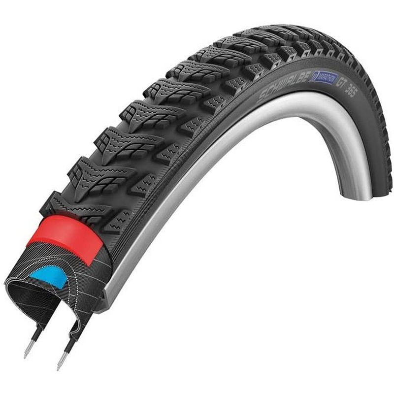 Foto van Schwalbe buitenband marathon 365 gt 28 x 1.50 (40-622) zwart