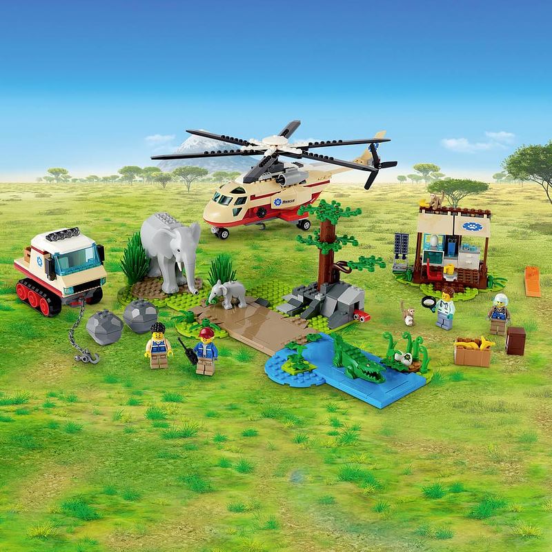 Foto van Lego city wildlife rescue operatie - 60302