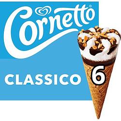 Foto van Ola ijs cornetto classico 6 stuks 6 x 90ml aanbieding bij jumbo | 2e halve prijs