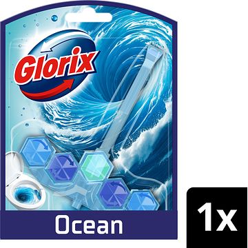 Foto van Glorix actief blauw water toiletblok ocean 1 stuk bij jumbo