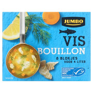 Foto van Jumbo visbouillon 8 stuks