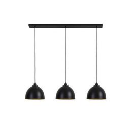 Foto van Light & living - hanglamp kylie - 135x30x26 - zwart