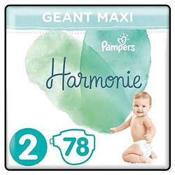 Foto van Pampers harmonie maat 2, 78 luiers