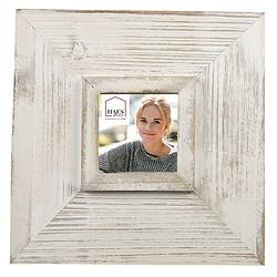 Foto van Haes deco - fotolijst 9x9 wit, formaat 25x2x25 cm - shabby chic