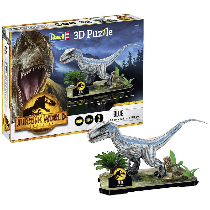 Foto van 3d-puzzel jurassic world domion - blue 00243 jurassic world dominion - blue 1 stuk(s)