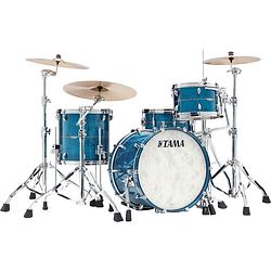 Foto van Tama tm30czss-rolc star maple ocean blue curly maple 3-delige shellset