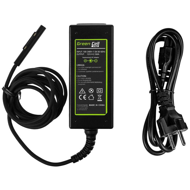 Foto van Green cell gc-ad63p laptop netvoeding 36 w 12 v 2.58 a