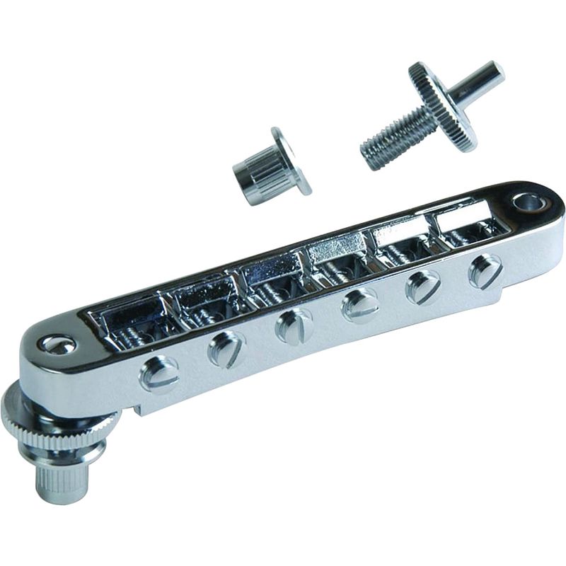 Foto van Gibson nashville tune-o-matic bridge chrome gitaarbrug