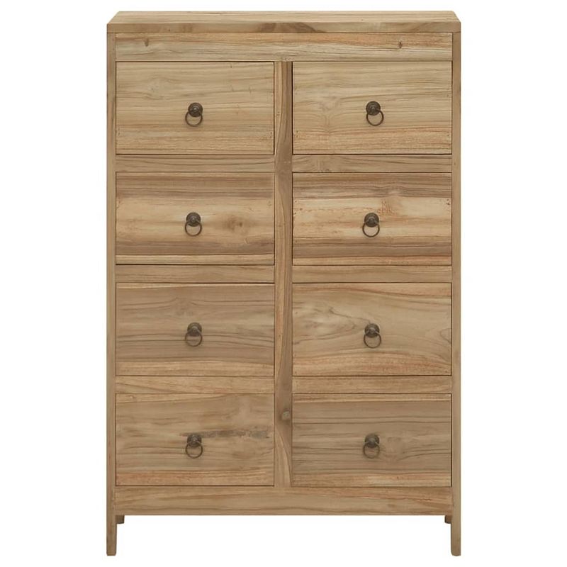 Foto van The living store ladekast 55x30x90 cm massief teakhout - commode