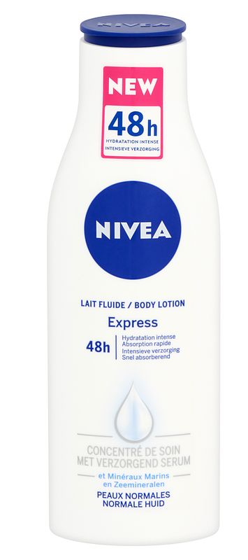 Foto van Nivea body lotion express normale huid 250ml bij jumbo