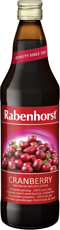 Foto van Rabenhorst cranberrysap