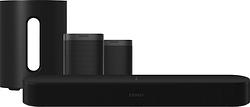 Foto van Sonos beam gen2 + 2x one sl + sub mini zwart