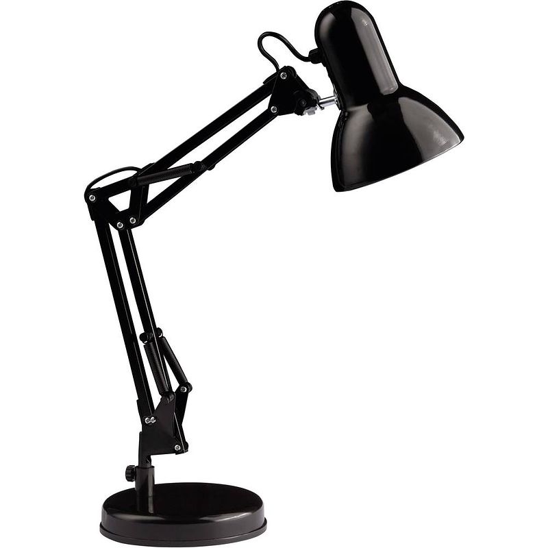 Foto van Brilliant henry tafellamp spaarlamp, gloeilamp e27 40 w zwart