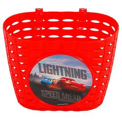 Foto van Disney fietsmand cars jongens 20 x 15 cm rood