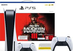 Foto van Playstation 5 disc edition + call of duty: modern warfare iii + extra controller wit