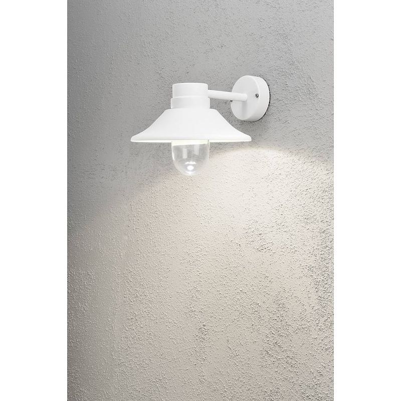 Foto van Konstsmide vega 412-250 led-buitenlamp (wand) energielabel: f (a - g) led led vast ingebouwd 5 w wit