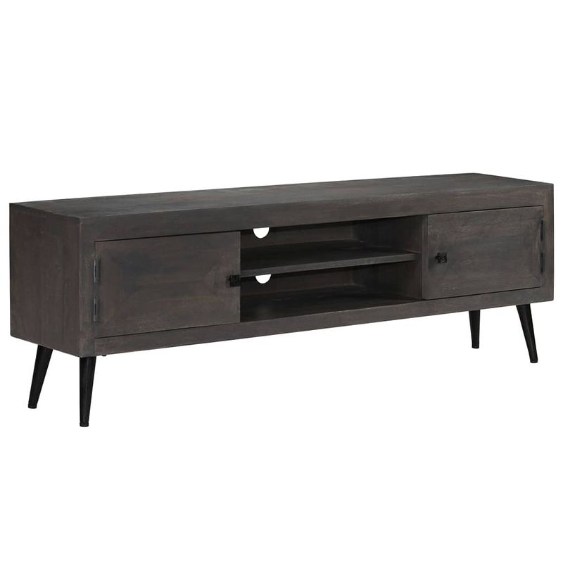 Foto van The living store tv-meubel 140x30x45 cm massief mangohout - kast