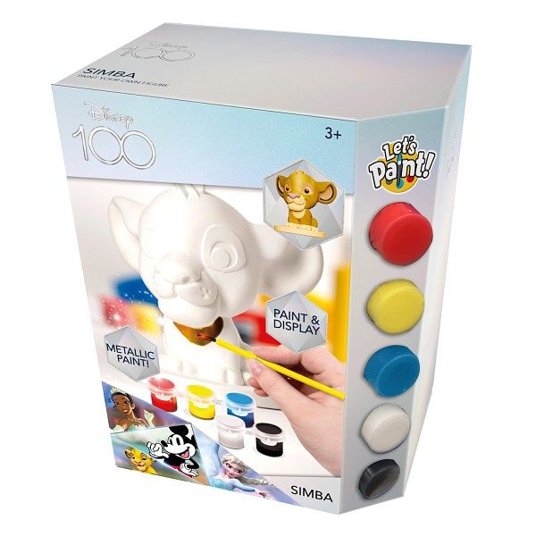 Foto van Disney 100 simba gips figuur maken