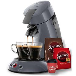 Foto van Philips senseo® koffiepadmachine hd6554/50 pakket - grijs