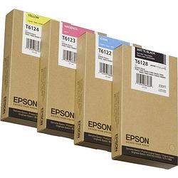 Foto van Epson inkt t6128 origineel matzwart c13t612800