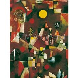 Foto van Paul klee - der vollmond kunstdruk 60x80cm